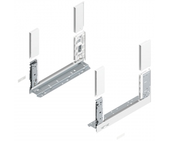 Bok LEGRABOX free, wys. C (177,0 mm), dł. 350 mm, lewy/prawy, jedwabiście biały mat