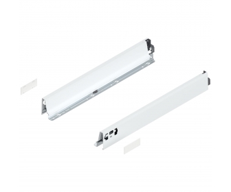 Bok TANDEMBOX intivo/antaro, wys. N (68 mm), dł. 500 mm, lewy/prawy, biała