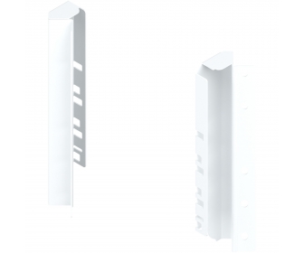 Uchwyt drewnianej ścianki tylnej TANDEMBOX, wys. D (224 mm), do SPACE CORNER, prawy+lewy, biała