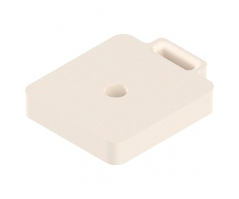 Dystans do METABOX częściowy wysuw, wersja na wkręty, wysokość: 4 mm, R9001 kremowo-biała