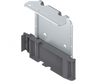 Górny uchwyt napędu SERVO-DRIVE z zamontowanym adapterem, stal, R737ciemnoszary/cynk