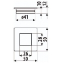 Uchwyt meblowy MD03-G8