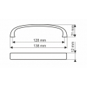 Uchwyt meblowy UN45-0128-G0006 Satyna