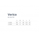 Uchwyt VERICO L-96  G70 miedź