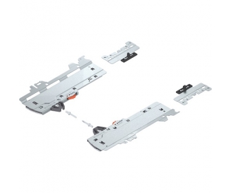 Zestaw (Jednostka TIP-ON BLUMOTION + Zabierak + Adapter), do MERIVOBOX,     Typ L1, dł. NL 350-650 mm, Całkowita waga szuflady 