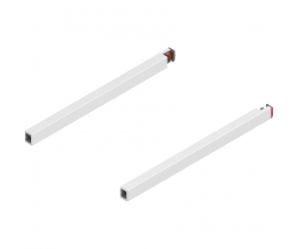 Reling podłużny MERIVOBOX, dł. 300 mm, lewy/prawy, jedwabiście biały mat