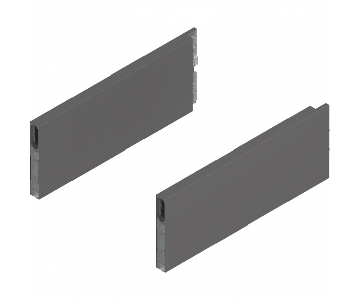 MERIVOBOX BOXCAP, dł. 270 mm, wysokość E, lewy/prawy+antracyt mat*P/U:     10