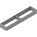 AMBIA-LINE  ramki do szuflady standardowej, do LEGRABOX/MERIVOBOX, stal,     dł. 550 mm, szerokość 100 mm+szary indium mat*P/U: