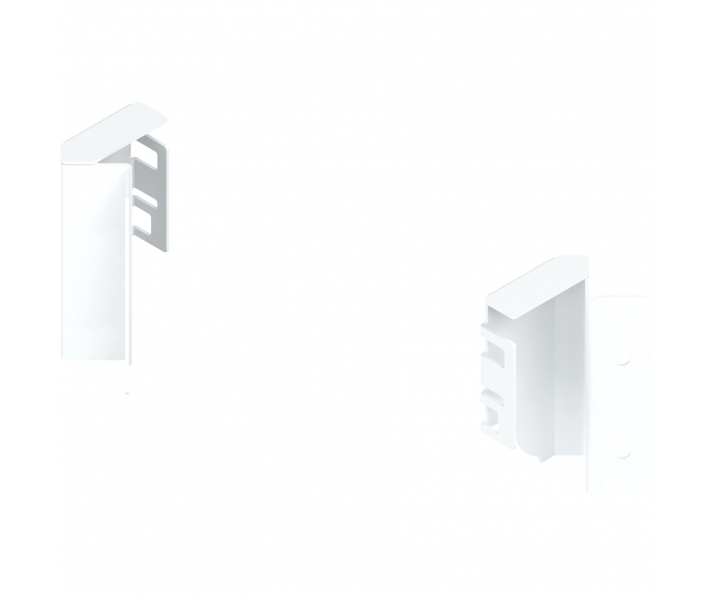 Komplet uchwyt drewnianej ścianki tylnej TANDEMBOX SPACE CORNER, wys. M, biały, BLUM Z30M000S.45