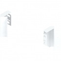 Komplet uchwyt drewnianej ścianki tylnej TANDEMBOX SPACE CORNER, wys. M, biały, BLUM Z30M000S.45