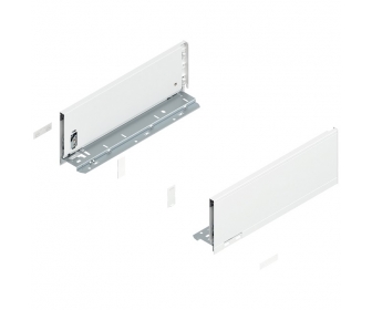 Bok szuflady LEGRABOX, wys. K (128,5 mm), dł. 350 mm, lewy/prawy, jedwabiście biały mat