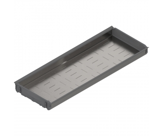 ORGA-LINE wanienka pod butelki, dł. NL 600 mm, szer. korpusu 300 mm, inox-szlifow./szary