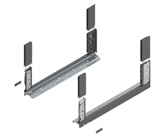 Bok LEGRABOX free, wys. C (177,0 mm), dł. 550 mm, lewy/prawy, antracyt mat