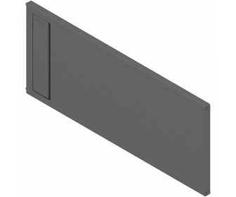 AMBIA-LINE listwa poprzeczna do szuflady z wysokim frontem LEGRABOX (ZC7F300RSU), tworzywo, antracyt mat