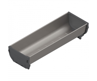 ORGA-LINE pojemnik,  TANDEMBOX/TANDEM szuflady standardowej, długość 264 mm, szerokość 88 mm, inox