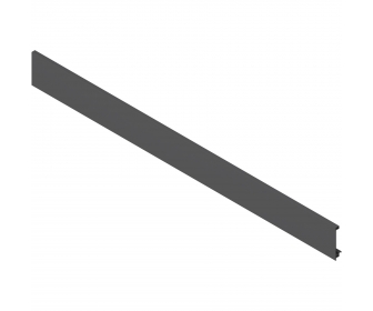 LEGRABOX front do Szuflady wew z relingiem, antracyt mat, do przycięcia, KB 1200 mm