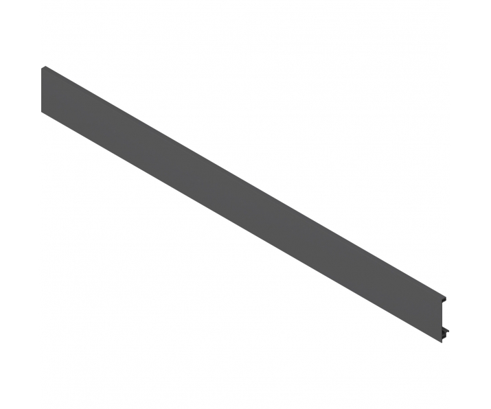 LEGRABOX front do Szuflady wew z relingiem, antracyt mat, do przycięcia, KB 1200 mm