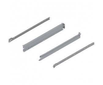 Szuflada METABOX wys N, częściowy wysuw, 450mm, 25kg, szara, BLUM 320N4500C15