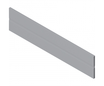 ORGA-LINE TANDEMBOX listwa poprzeczna do przycięcia, dł. 477 mm, R9006 szara, do szuflady z wysokim frontem