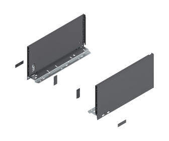 Bok LEGRABOX pure, wys. C (177,0 mm), dł. 350 mm, lewy/prawy, antracyt mat