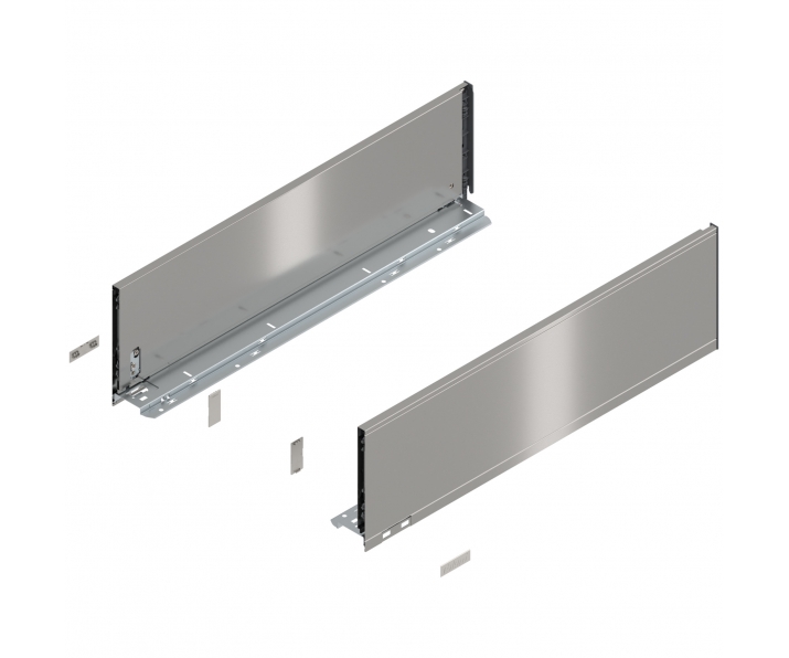 Bok LEGRABOX pure, wys. C (177,0 mm), dł. 600 mm, lewy/prawy, inox-szczotk.-lakier.