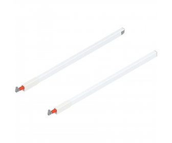Reling podłużny TANDEMBOX antaro (górny), dł. 600 mm, lewy/prawy, biała, do szuflady z wysokim frontem