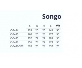 Uchwyt SONGO L-160 chrom G2