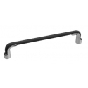 Uchwyt HERMES L-160 czarny-chrom P61-G2