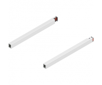 Reling podłużny MERIVOBOX, dł. 270 mm, lewy/prawy, jedwabiście biały mat