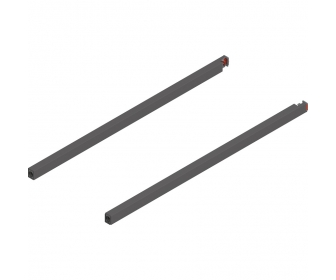 Reling podłużny MERIVOBOX, dł. 500 mm, lewy/prawy, antracyt mat