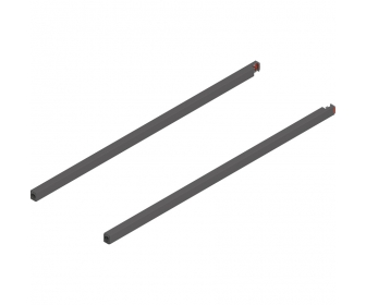 Reling podłużny MERIVOBOX, dł. 600 mm, lewy/prawy, antracyt mat