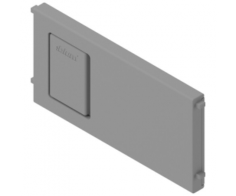 BLUM ZC7Q010SS AMBIA-LINE listwa poprzeczna MERIVOBOX do szuflady z wysokim frontem (ZC7SXXXRS1) szary indium 