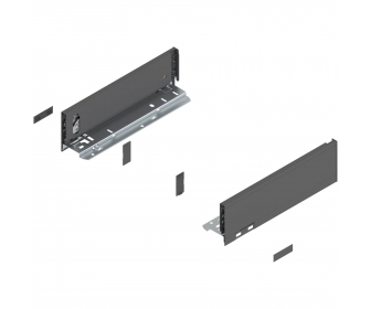 Komplet boków LEGRABOX wys M, 300mm, antracyt, BLUM 770M3002S