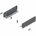Bok szuflady LEGRABOX, wys. M (90,5 mm), dł. 300 mm, lewy/prawy, antracyt mat
