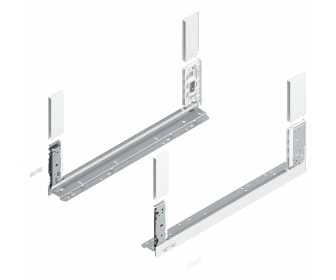 Bok LEGRABOX free, wys. C (177,0 mm), dł. 600 mm, lewy/prawy, jedwabiście biały mat