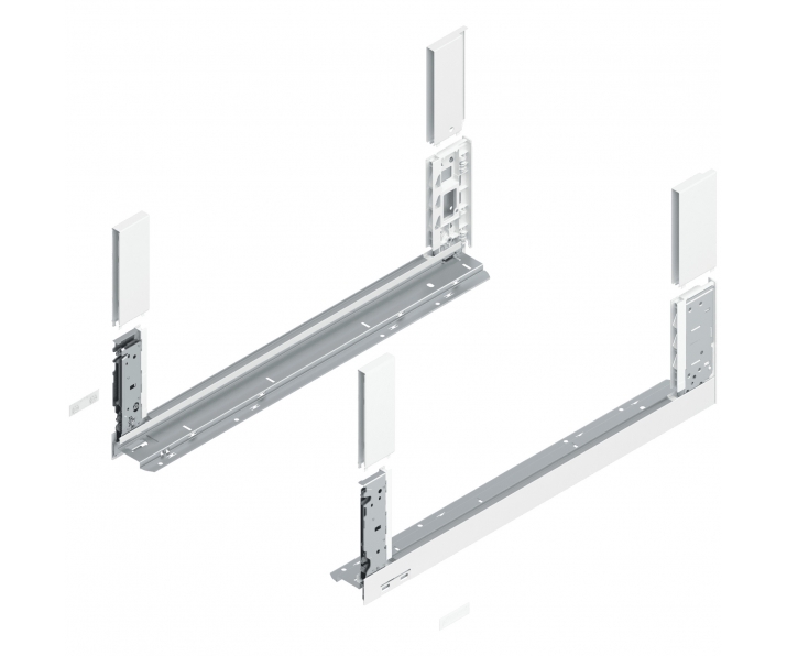 Bok LEGRABOX free, wys. C (177,0 mm), dł. 600 mm, lewy/prawy, jedwabiście biały mat