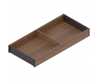 WYC. AMBIA-LINE  ramki do szuflady standardowej LEGRABOX, w opcji drewnopodobnej, dł. 450 mm, szerokość 200 mm, Orzech Tenn./br