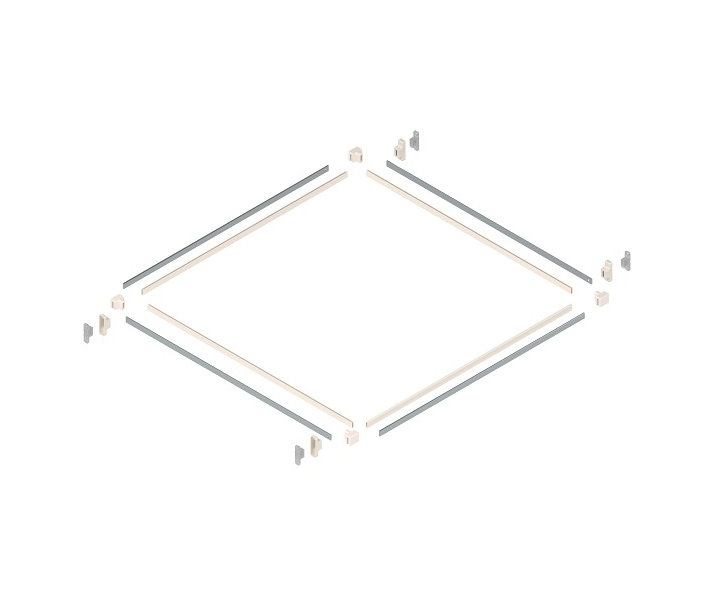 METAFILE TANDEMBOX/METABOX, do kartoteka, zestaw, R9001 kremowo-biała