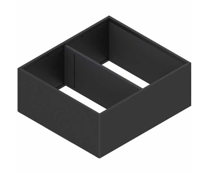 WYC. KAMBIA-LINE rama do LEGRABOX szuflady z wysokim frontem, stal, od dł. 270 mm, szerokość 242 mm, brunatnoczarny mat