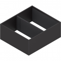 WYC. KAMBIA-LINE rama do LEGRABOX szuflady z wysokim frontem, stal, od dł. 270 mm, szerokość 242 mm, brunatnoczarny mat