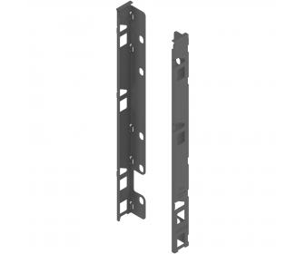 Komplet uchwyt drewnianej ścianki tylnej LEGRABOX wys. F, antracyt, BLUM ZB7F000S