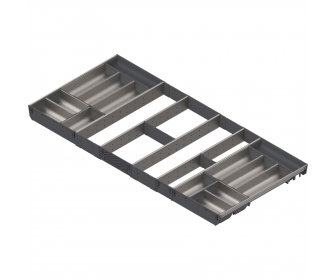 ORGA-LINE wkład z pojemnikami (całkowite wypełnienie), do szuflady standardowej TANDEMBOX, dł. NL 550 mm, szer. korpusu KB 1200