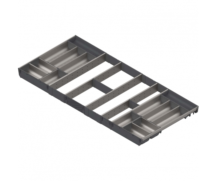 ORGA-LINE wkład z pojemnikami (całkowite wypełnienie), do szuflady standardowej TANDEMBOX, dł. NL 550 mm, szer. korpusu KB 1200