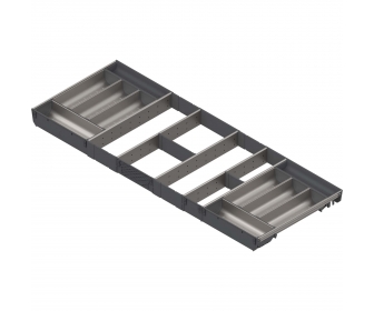 ORGA-LINE wkład z pojemnikami (całkowite wypełnienie), do szuflady standardowej TANDEMBOX, dł. NL 450 mm, szer. korpusu KB 1200