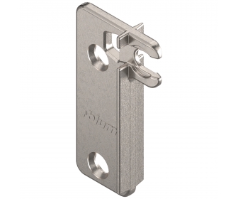 Uchwyt relingu METABOX, regulowany, na wkręty, biały, BLUM ZRR.8000