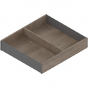 AMBIA-LINE  ramki do szuflady standardowej LEGRABOX, w opcji drewnopodobnej, od dł. 270 mm, szerokość 242 mm, Dąb Nebr./szary