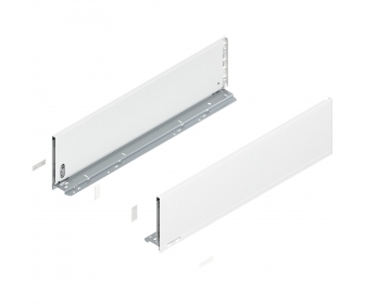 Bok LEGRABOX pure, wys. C (177,0 mm), dł. 650 mm, lewy/prawy, jedwabiście biały mat