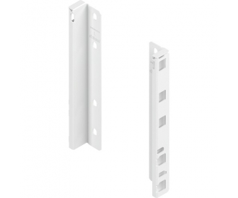Uchwyt drewnianej ścianki tylnej MERIVOBOX, wys. E (209 mm),     prawy+lewy+jedwabiście biały mat*P/U: 25