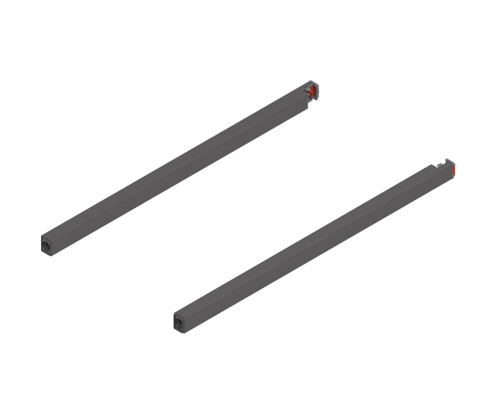 Reling podłużny MERIVOBOX, dł. 400 mm, lewy/prawy, antracyt mat