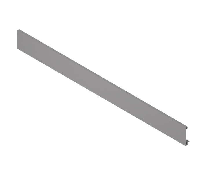 front MERIVOBOX, szuflady wew z relingiem poprzecznym szary indium mat, KB 1200 mm, do przycięcia